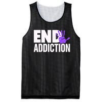 Overdose Awareness Overdose Awareness End Addiction Mesh Reversible Basketball Jersey Tank