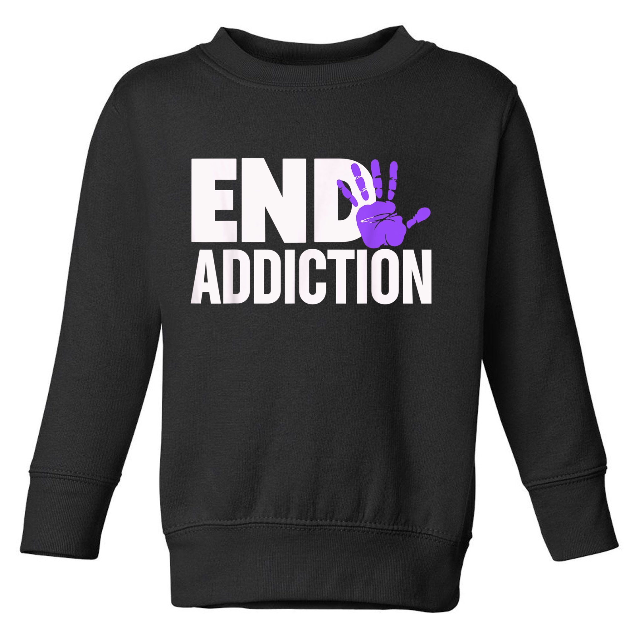 Overdose Awareness Overdose Awareness End Addiction Toddler Sweatshirt
