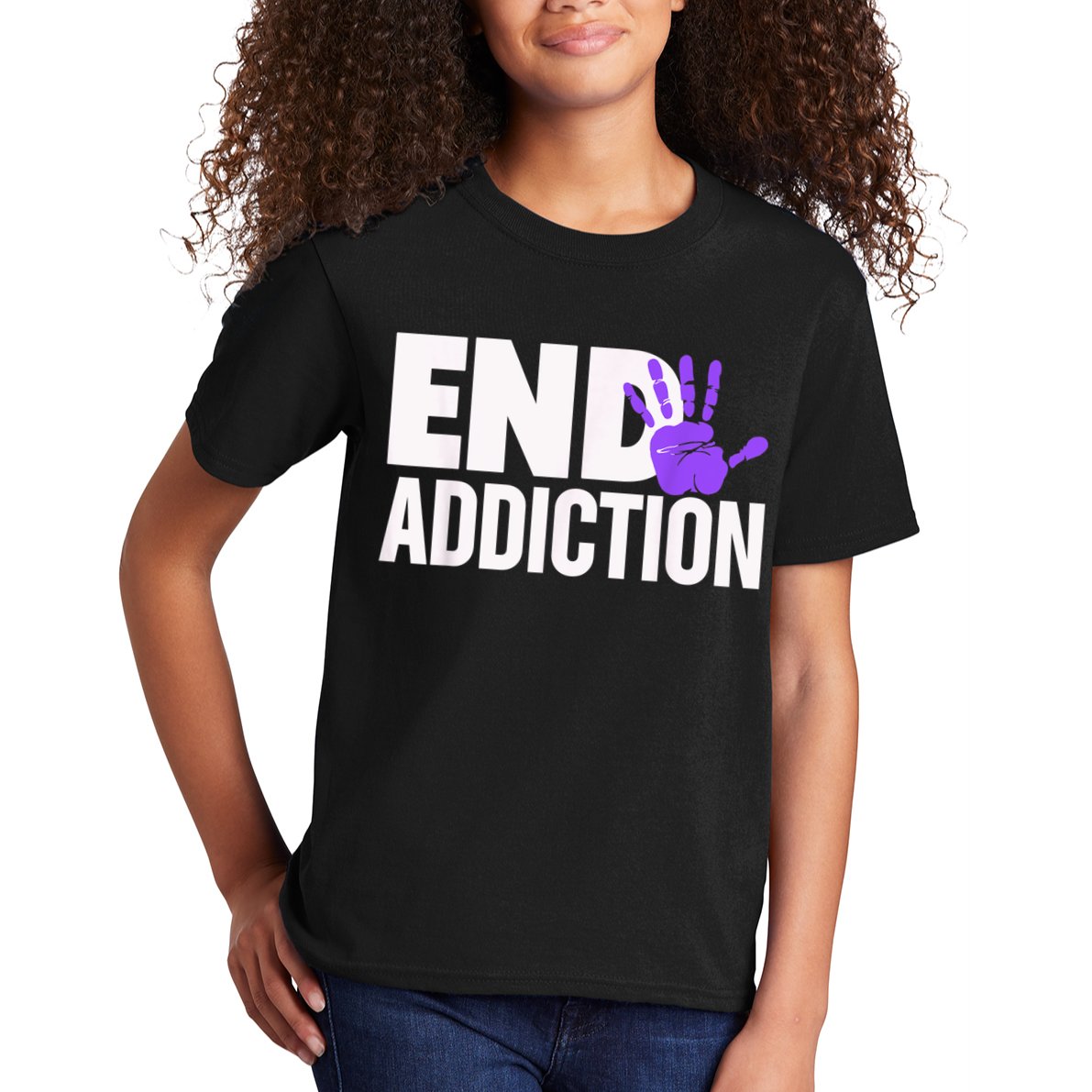 Overdose Awareness Overdose Awareness End Addiction Kids T-Shirt
