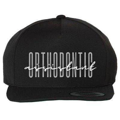 Orthodontic Assistant Ortho Assistant Dental Assistant Gift Wool Snapback Cap