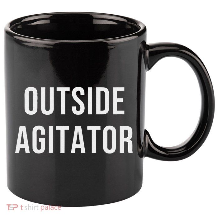 Outside Agitator 11oz C Handle Ceramic Mug