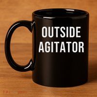 Outside Agitator 11oz C Handle Ceramic Mug
