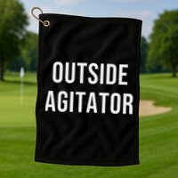 Outside Agitator Golf Towel