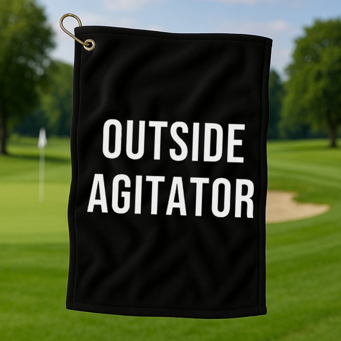 Outside Agitator Golf Towel