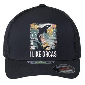 Ocean Animal Orca Killer Whale Gifts & Tees Flexfit Unipanel Trucker Cap