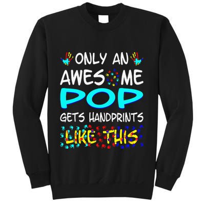 Only Awesome Pop Gets Handprints Like This Autism Sweatshirt