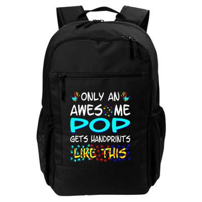 Only Awesome Pop Gets Handprints Like This Autism Backpack