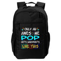 Only Awesome Pop Gets Handprints Like This Autism Backpack