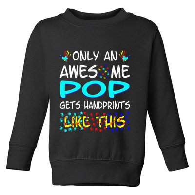 Only Awesome Pop Gets Handprints Like This Autism Toddler Sweatshirt