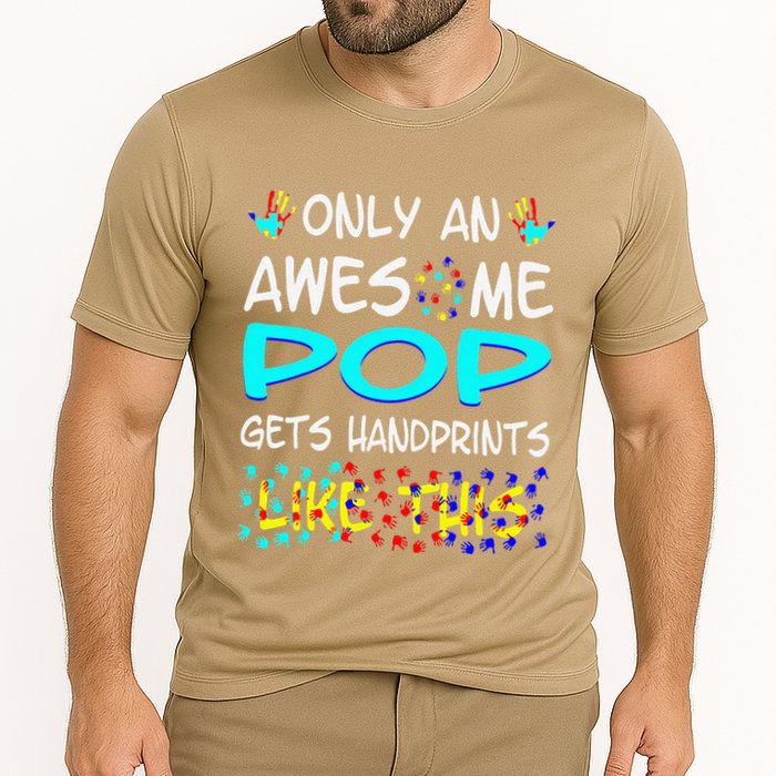Only Awesome Pop Gets Handprints Like This Autism Performance Shirt
