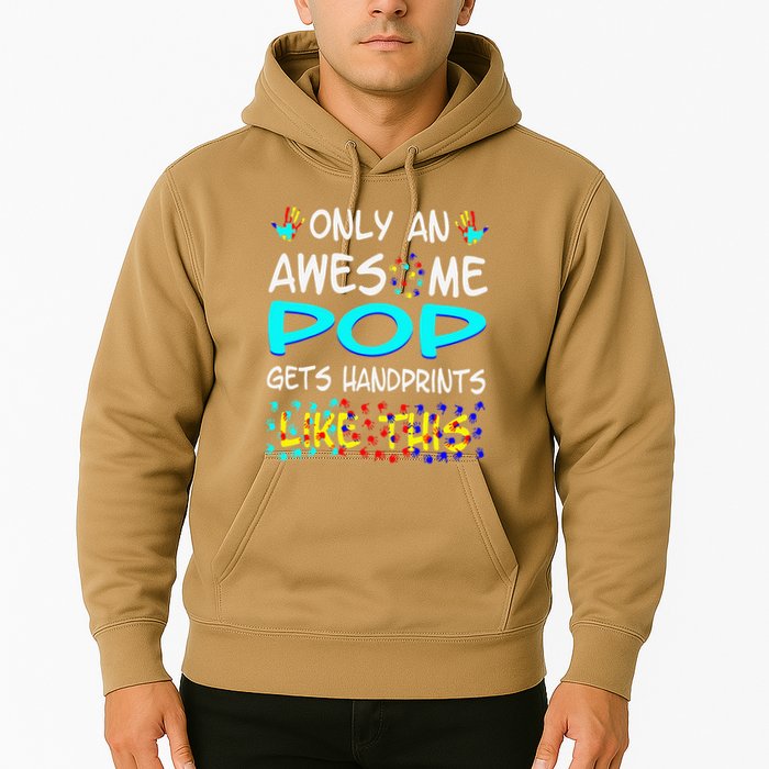 Only Awesome Pop Gets Handprints Like This Autism Hoodie