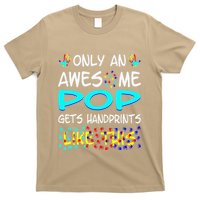 Only Awesome Pop Gets Handprints Like This Autism T-Shirt