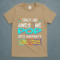 Only Awesome Pop Gets Handprints Like This Autism T-Shirt