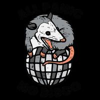 Opossum All Panic No Disco Funny Possum Scream 16oz Travel Tumbler