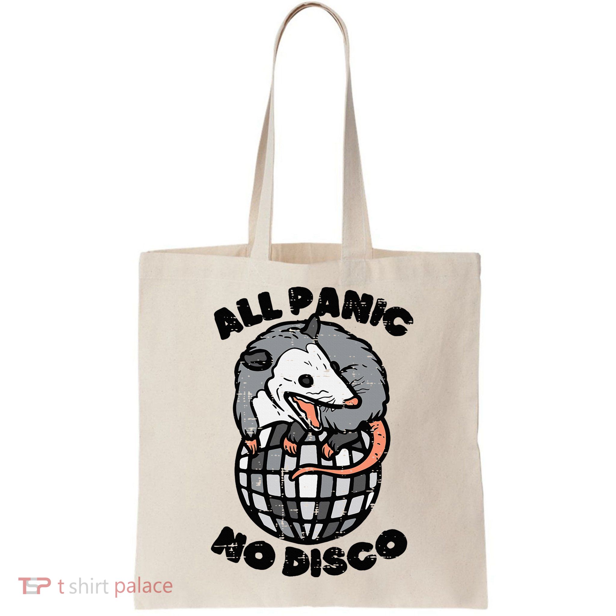 Opossum All Panic No Disco Funny Possum Scream Bag