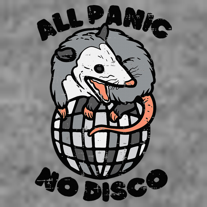 Opossum All Panic No Disco Funny Possum Scream Toddler Sweatshirt