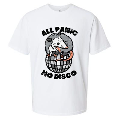 Opossum All Panic No Disco Funny Possum Scream Sueded Cloud Jersey T-Shirt