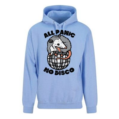 Opossum All Panic No Disco Funny Possum Scream Unisex Surf Hoodie