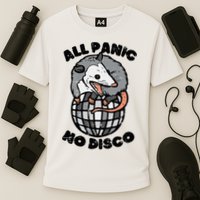 Opossum All Panic No Disco Funny Possum Scream Performance Shirt