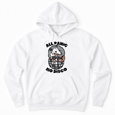 Opossum All Panic No Disco Funny Possum Scream Hoodie