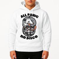 Opossum All Panic No Disco Funny Possum Scream Hoodie