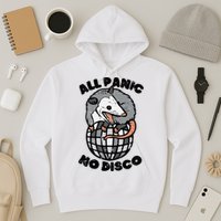 Opossum All Panic No Disco Funny Possum Scream Hoodie