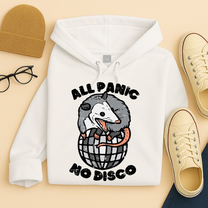 Opossum All Panic No Disco Funny Possum Scream Hoodie