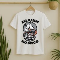 Opossum All Panic No Disco Funny Possum Scream T-Shirt