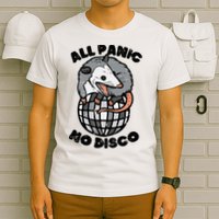 Opossum All Panic No Disco Funny Possum Scream T-Shirt