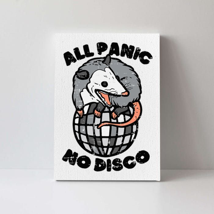 Opossum All Panic No Disco Funny Possum Scream Canvas