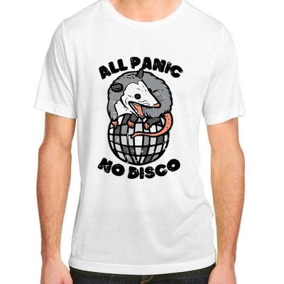 Opossum All Panic No Disco Funny Possum Scream Adult ChromaSoft Performance T-Shirt