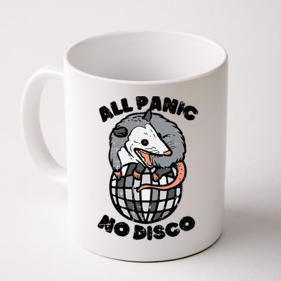 Opossum All Panic No Disco Funny Possum Scream Mug