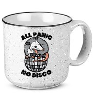 Opossum All Panic No Disco Funny Possum Scream 15oz Campfire Ceramic Mug