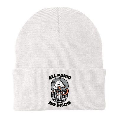 Opossum All Panic No Disco Funny Possum Scream Beanie