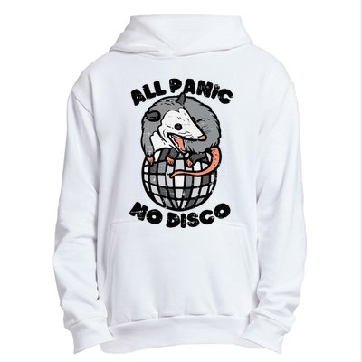 Opossum All Panic No Disco Funny Possum Scream Urban Pullover Hoodie