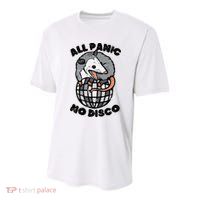 Opossum All Panic No Disco Funny Possum Scream Youth Performance Sprint T-Shirt