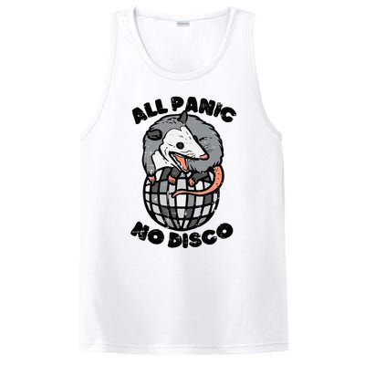 Opossum All Panic No Disco Funny Possum Scream PosiCharge Competitor Tank