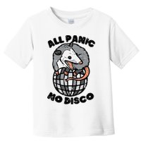 Opossum All Panic No Disco Funny Possum Scream Toddler T-Shirt