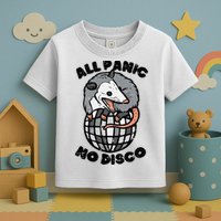 Opossum All Panic No Disco Funny Possum Scream Toddler T-Shirt