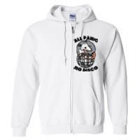 Opossum All Panic No Disco Funny Possum Scream Full Zip Hoodie