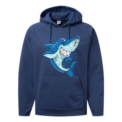 Ocean Animal Predator Aquarist Sea Monster Gift Shark Performance Fleece Hoodie