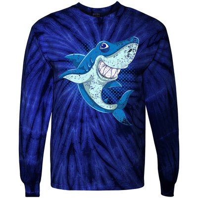 Ocean Animal Predator Aquarist Sea Monster Gift Shark Tie-Dye Long Sleeve Shirt