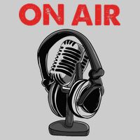 On Air Podcast Microphone Radio Show Host Music DJ Tie-Dye T-Shirt