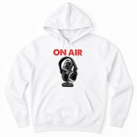 On Air Podcast Microphone Radio Show Host Music DJ Hoodie
