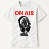 On Air Podcast Microphone Radio Show Host Music DJ Tall T-Shirt