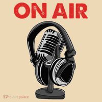On Air Podcast Microphone Radio Show Host Music DJ Bag