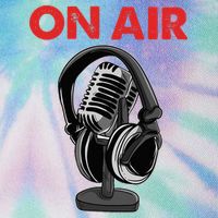 On Air Podcast Microphone Radio Show Host Music DJ Legacy Tie Dye Trucker Hat