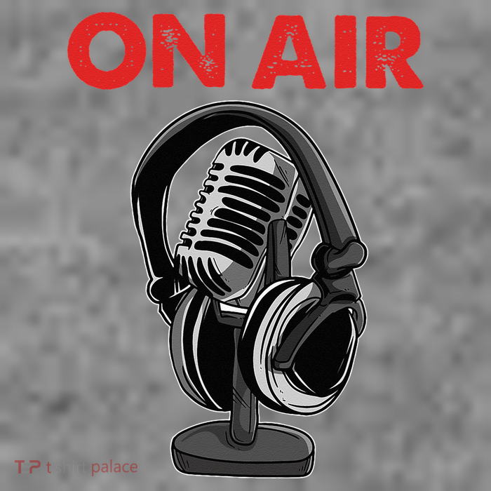 On Air Podcast Microphone Radio Show Host Music DJ Toddler Sweatshirt