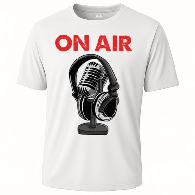 On Air Podcast Microphone Radio Show Host Music DJ Performance Shirt