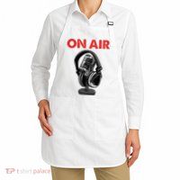 On Air Podcast Microphone Radio Show Host Music DJ Apron